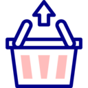 commerce and shopping,commerce,up arrow,online store,online shop,shopping basket